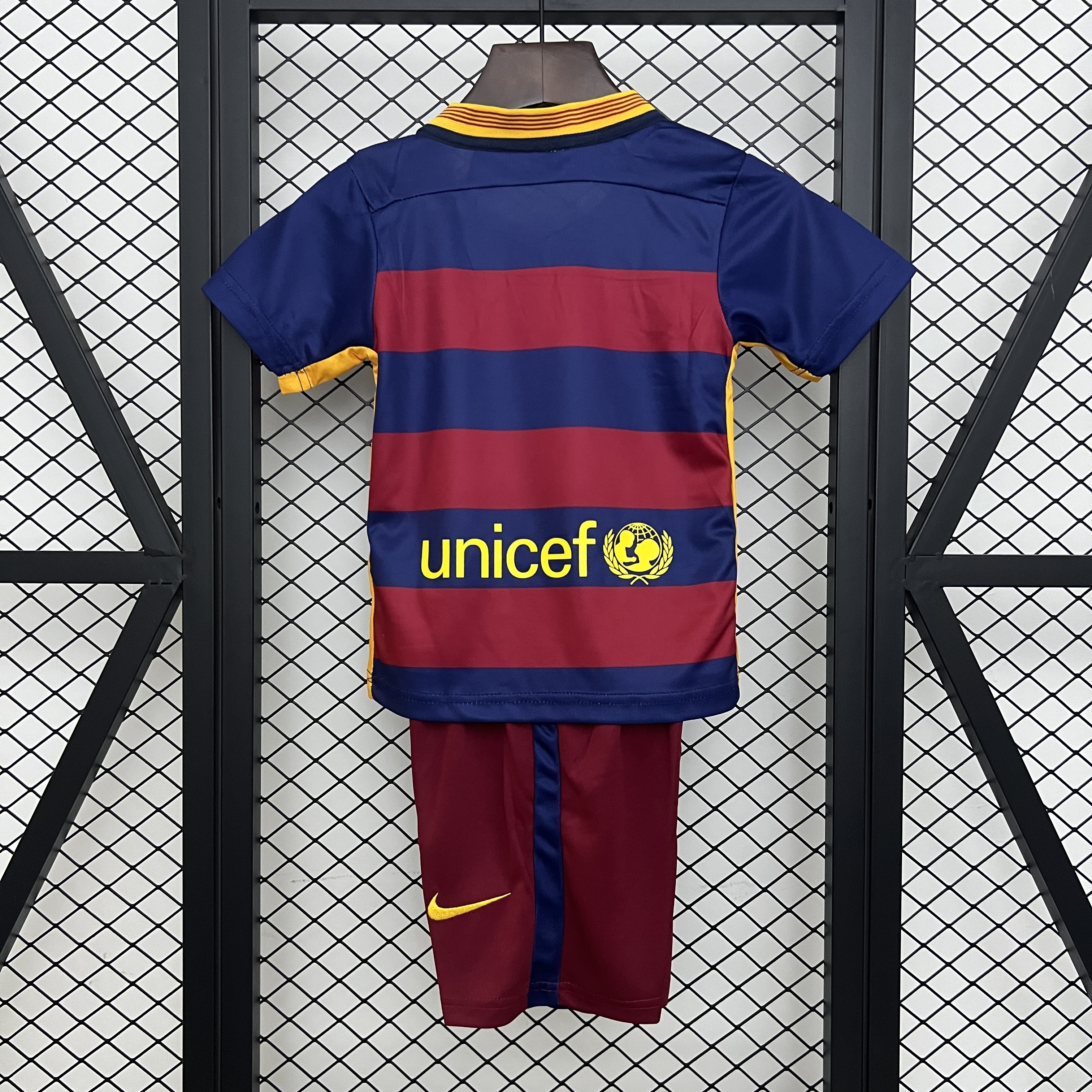 2015/2016 Barcelona home Retro Kids Kit(Kids Kit)