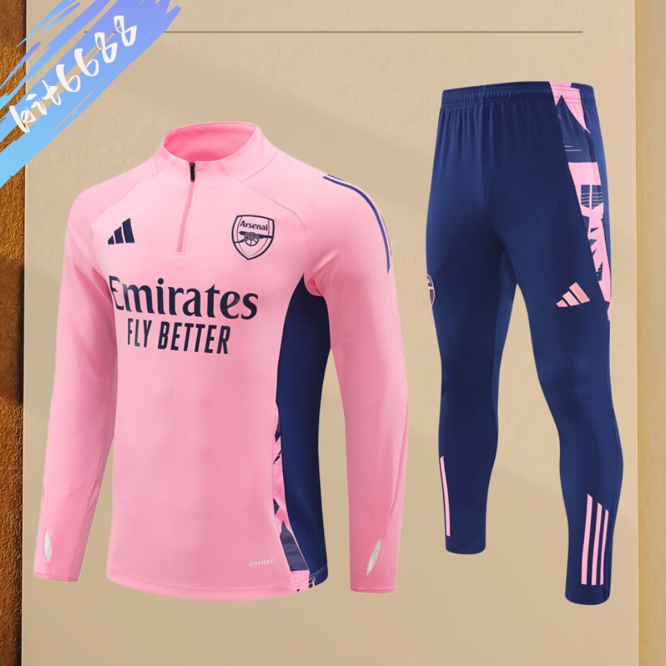 2024/2025 Arsenal Kids Half Zip Training Clothes (Adult Kids Kit)
