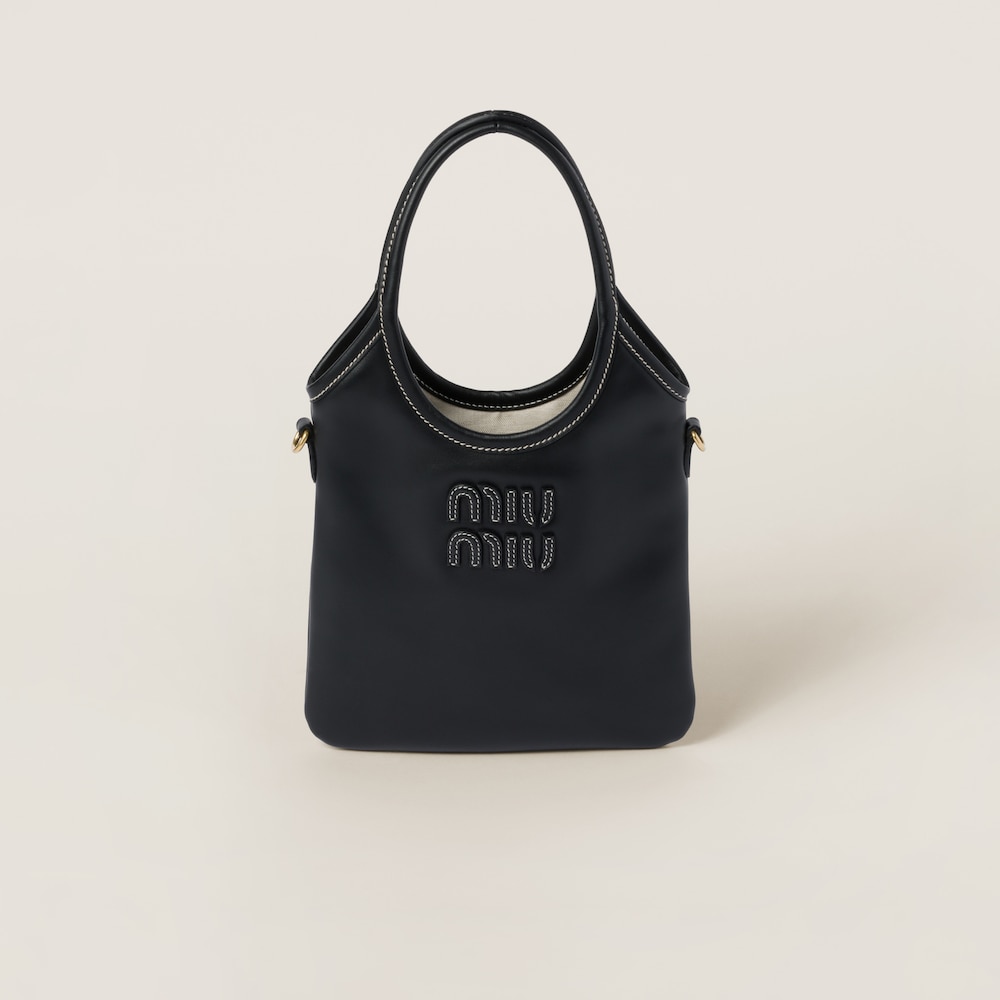 IVY leather handbag Black