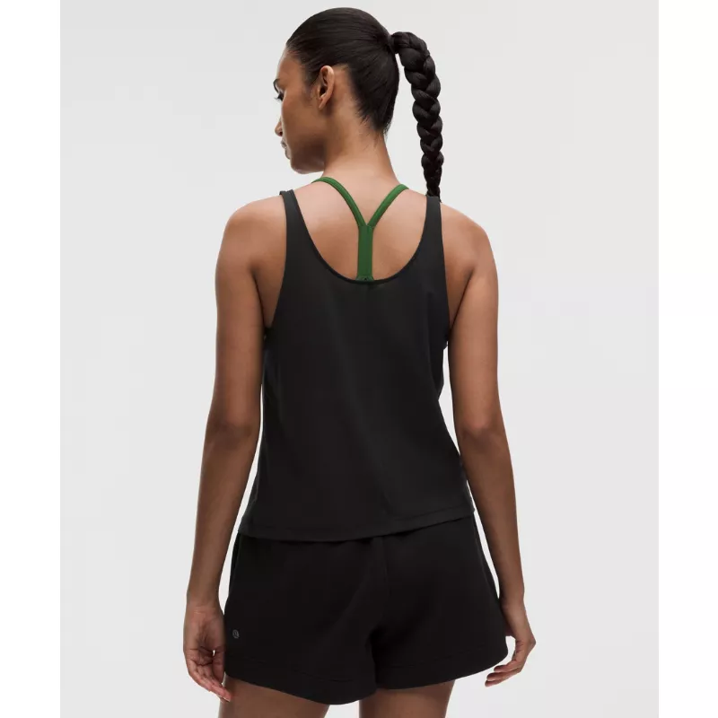 Stretch Mesh Relaxed-Fit Tank Top