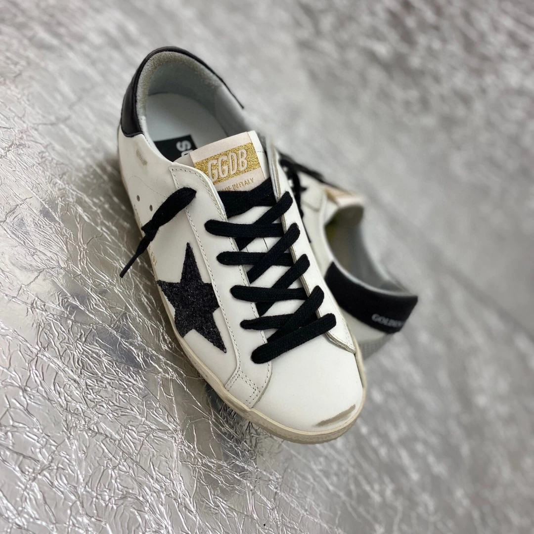 Golden Goose Super Star Dirty shoes made of top-grain cowhide