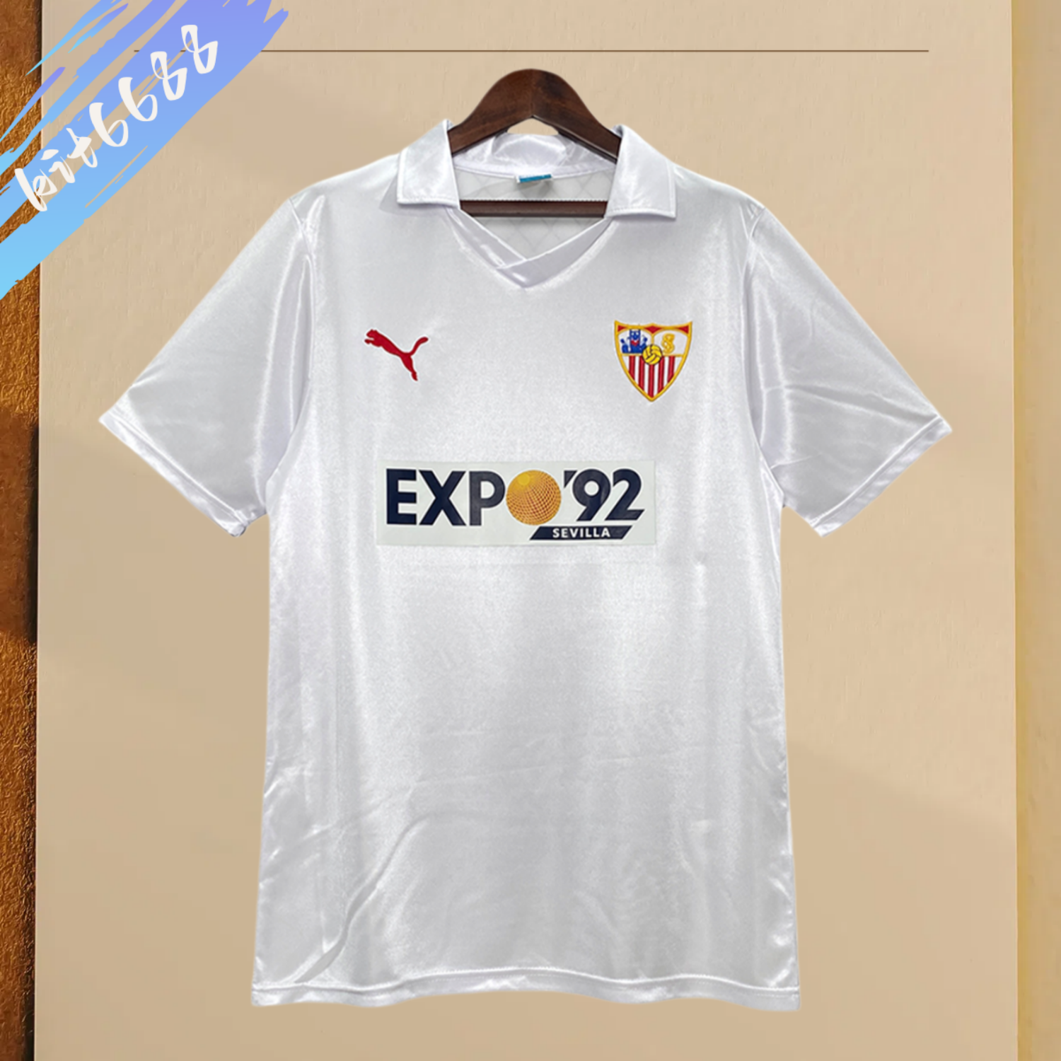 1987/1990 Sevilla Retro Football Jersey