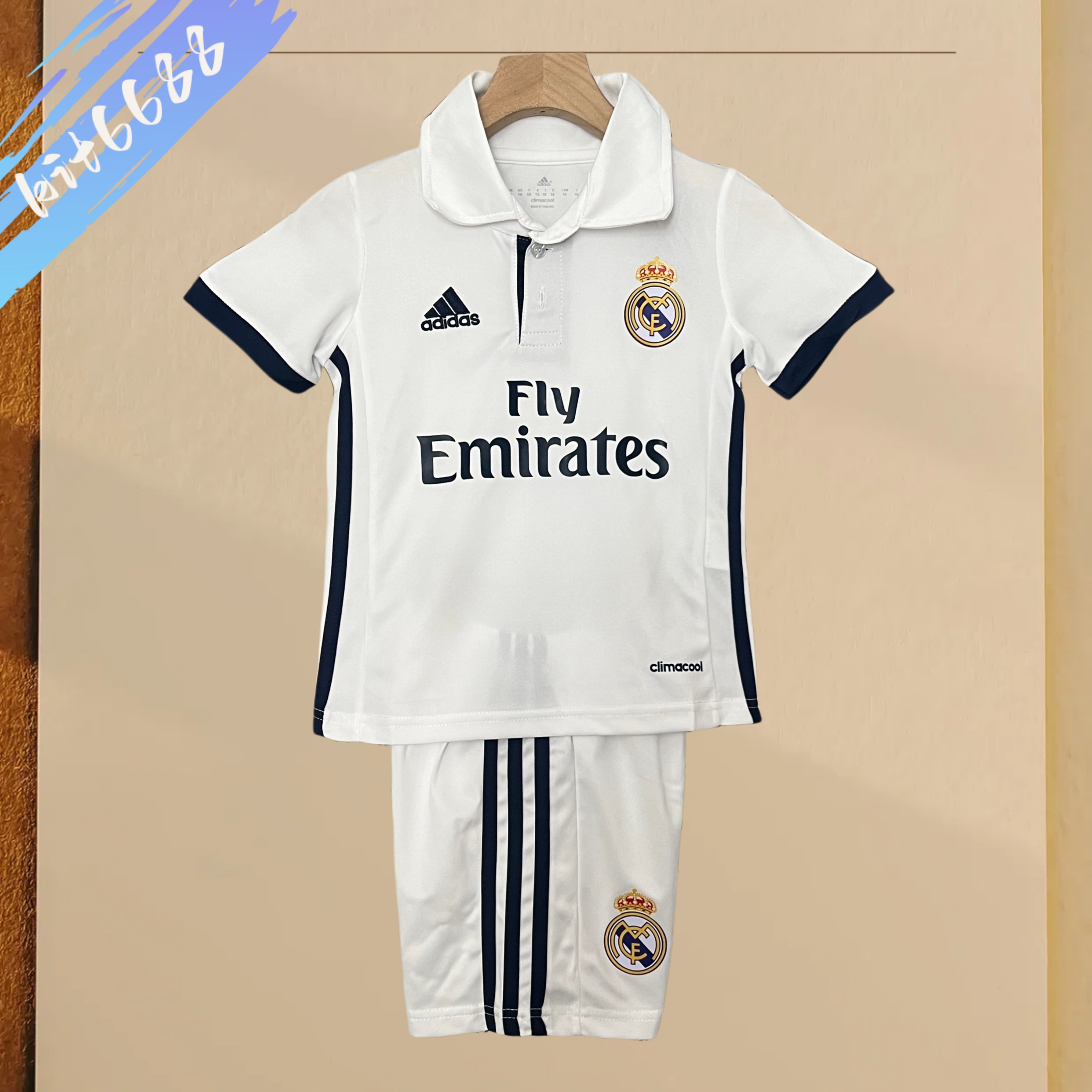 2016/2017 Real Madrid home Retro Kids Set