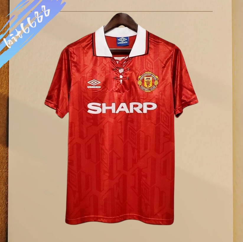 92/94 Manchester United home retro football jersey