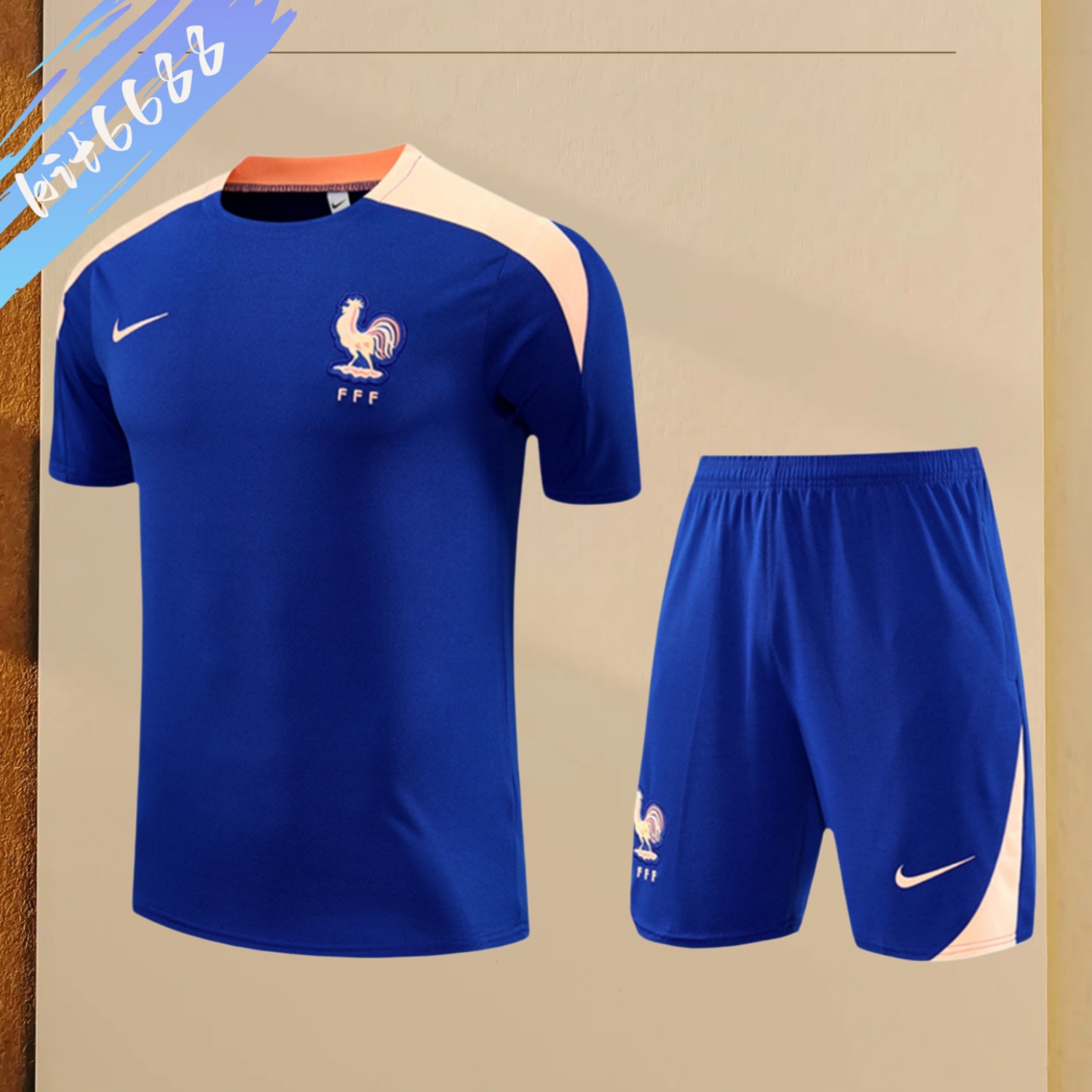 2025/2026 France Short Sleeve Training Kit (Kids Kit)