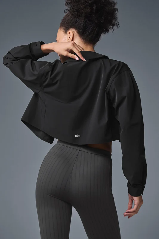 Cropped Take Me Out Button Up