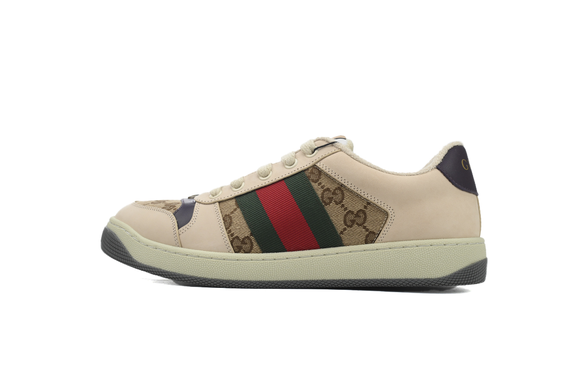 Gucci Screener Beige Ebony GG Canvas
