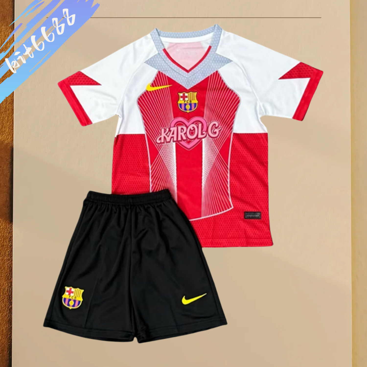 2025/2026 Barcelona Special Edition Football Shirt (Kids Kit socks)
