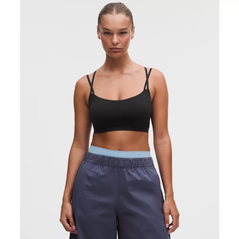 FlexyFlex Double-Strap Yoga Bra Light Support, D-DDD Cups