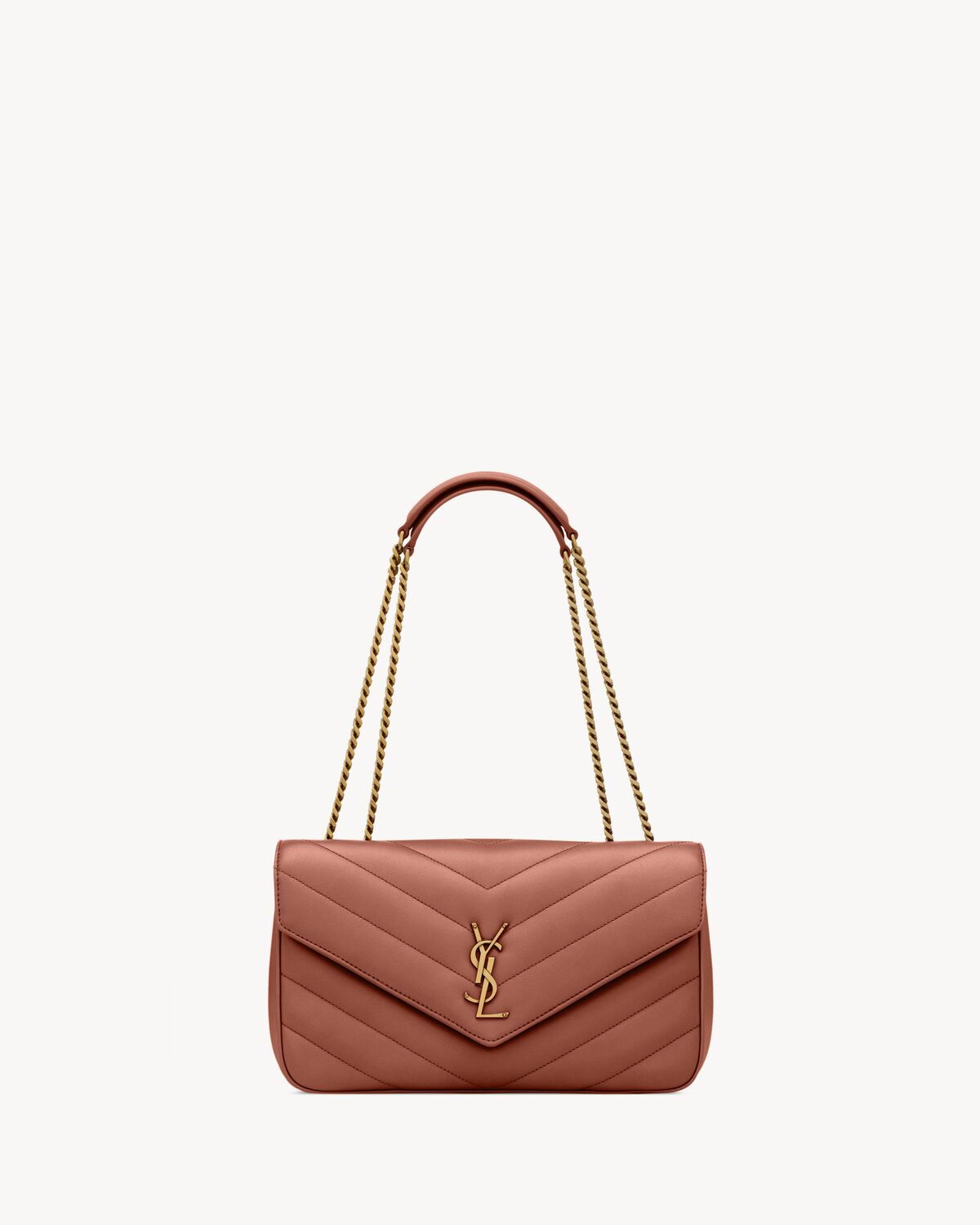 loulou medium in matelassé lambskin HORTENSIA