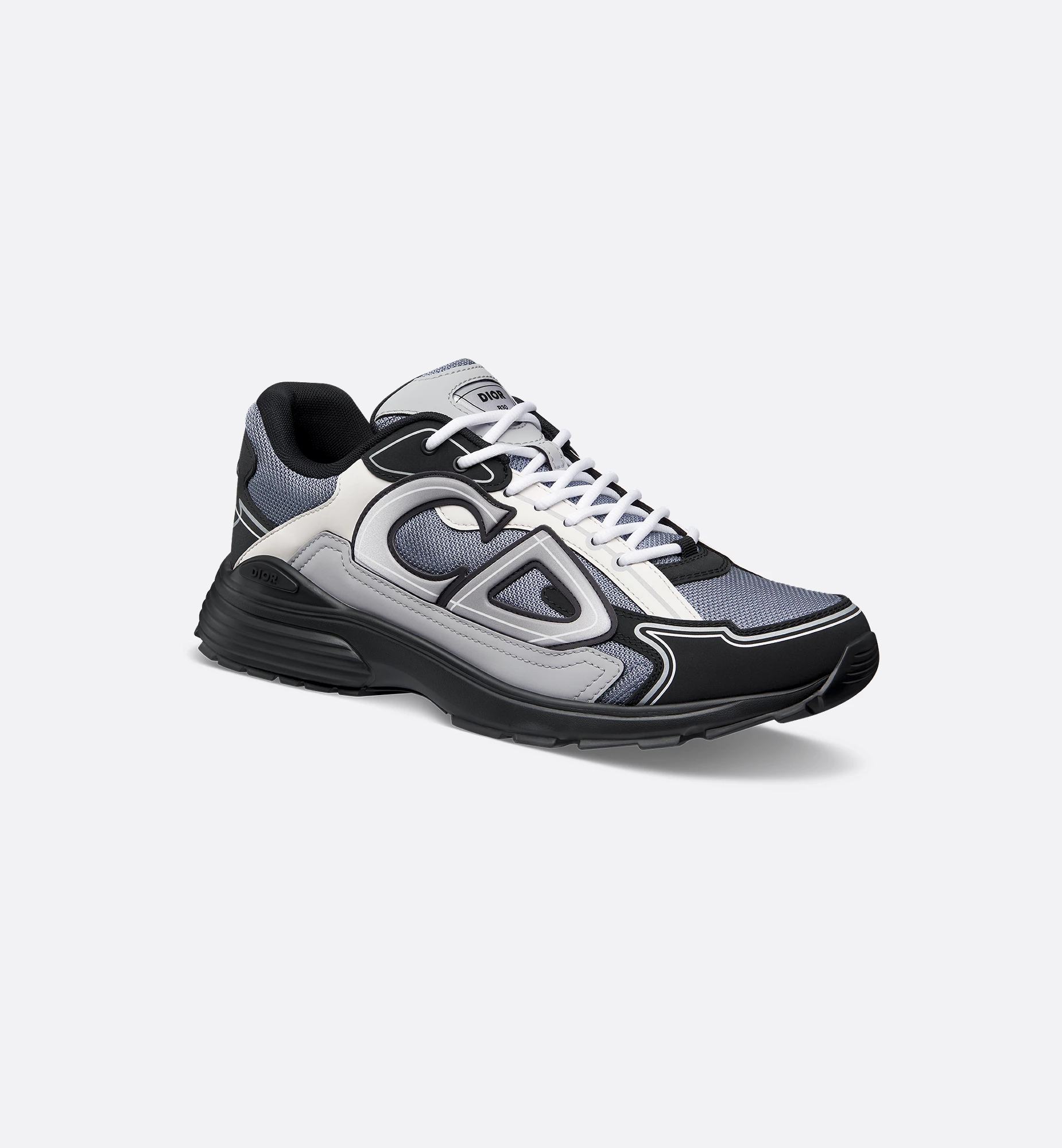 Dior B30 Sneaker Blue Mesh with Gray, White and Black 3SN279ZRB_H068