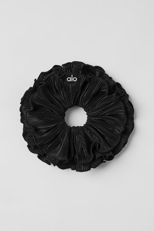 Micro Plisse Oversize Scrunchie