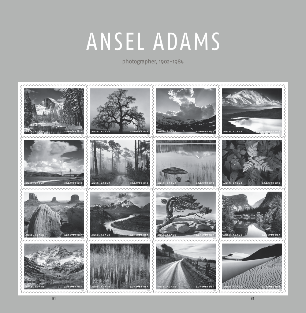 2024 Ansel Adams forever stamps