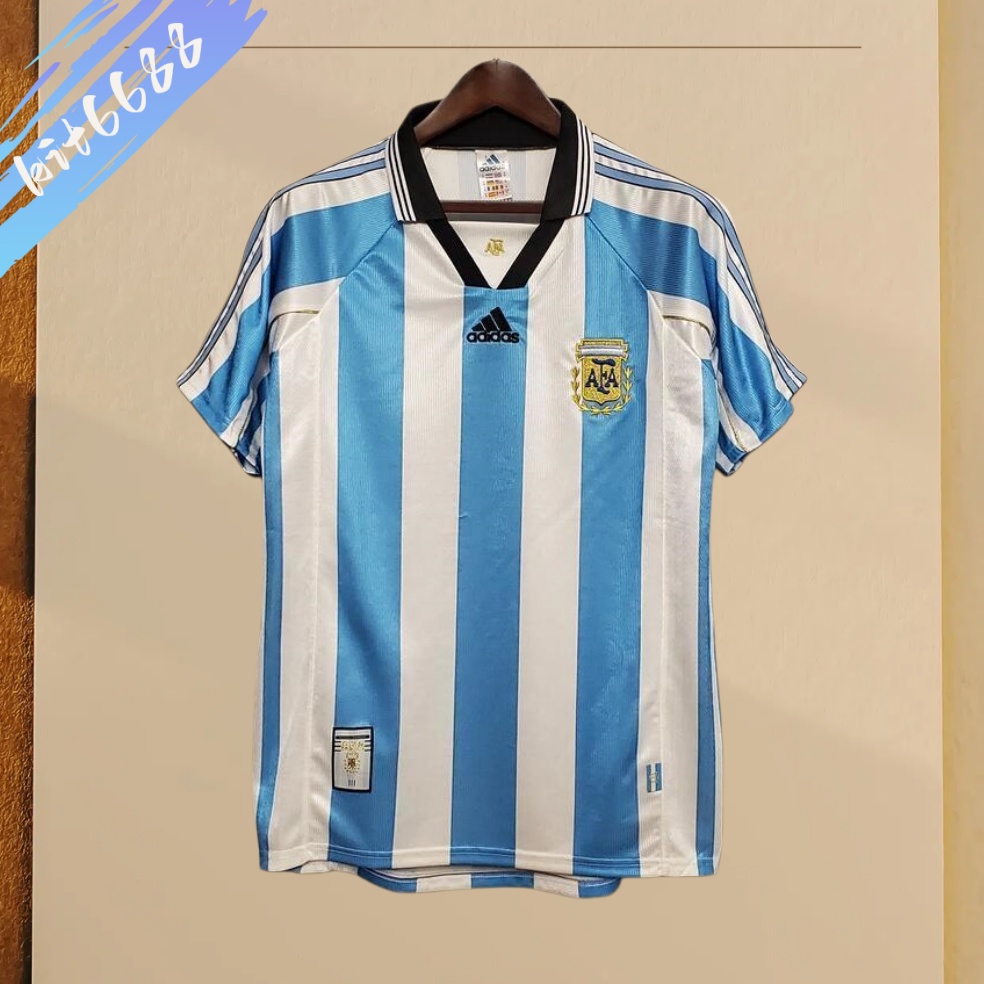 1998 Argentina Home Retro Football Shirt