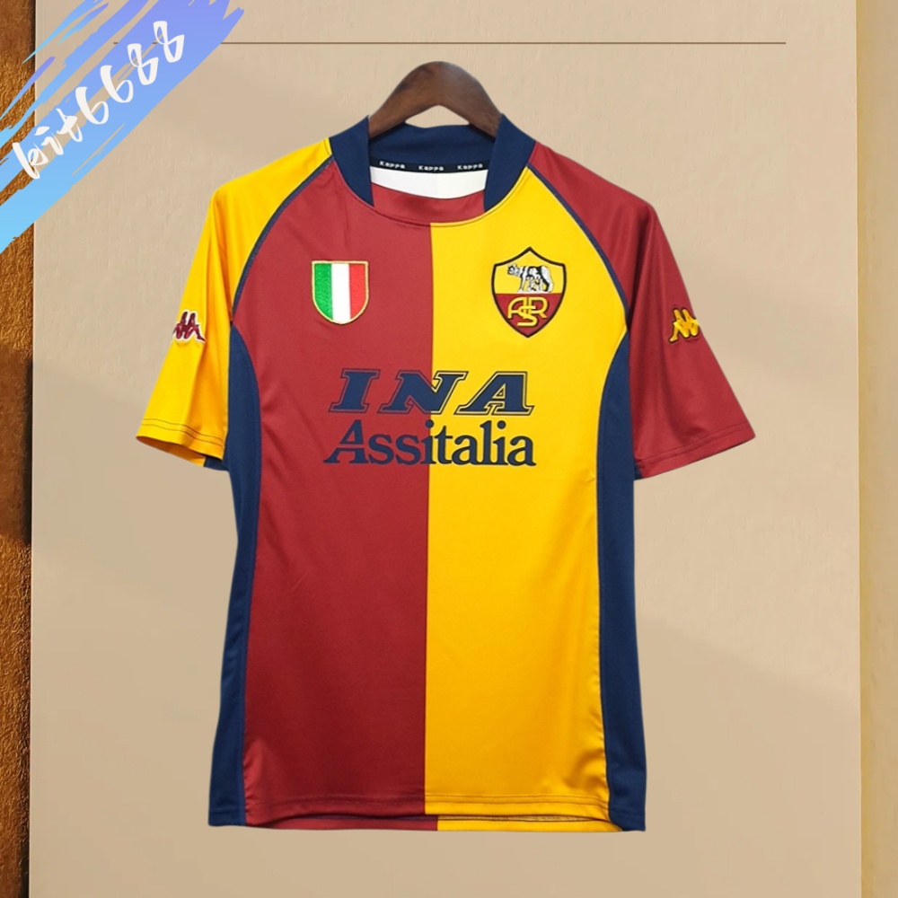 2001/2002 Roma Home Retro Football Shirt