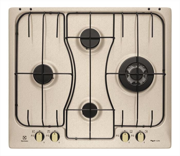ELECTROLUX - Piano cottura a gas RGG6243LON 4 fuochi 59,4cm-SABBIA