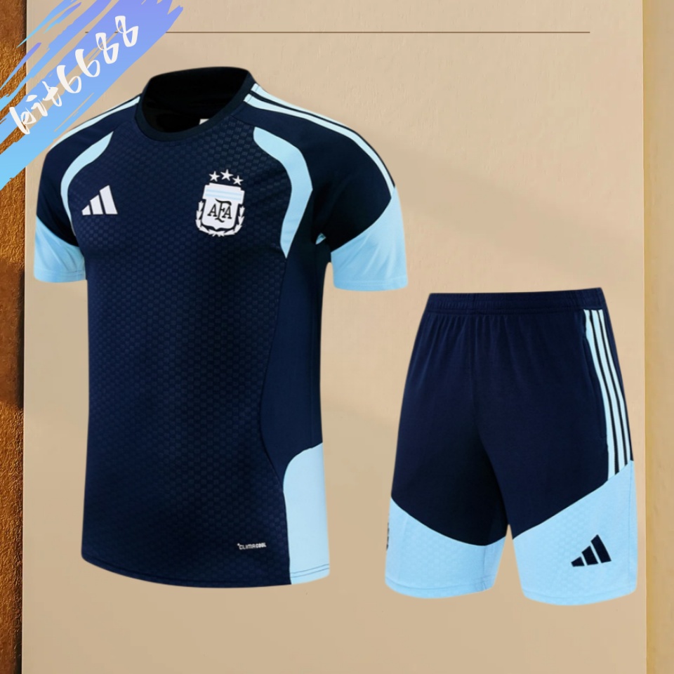 2026/2027 Argentina  Short Sleeve Training Suit (Adult & Kids  Kit)