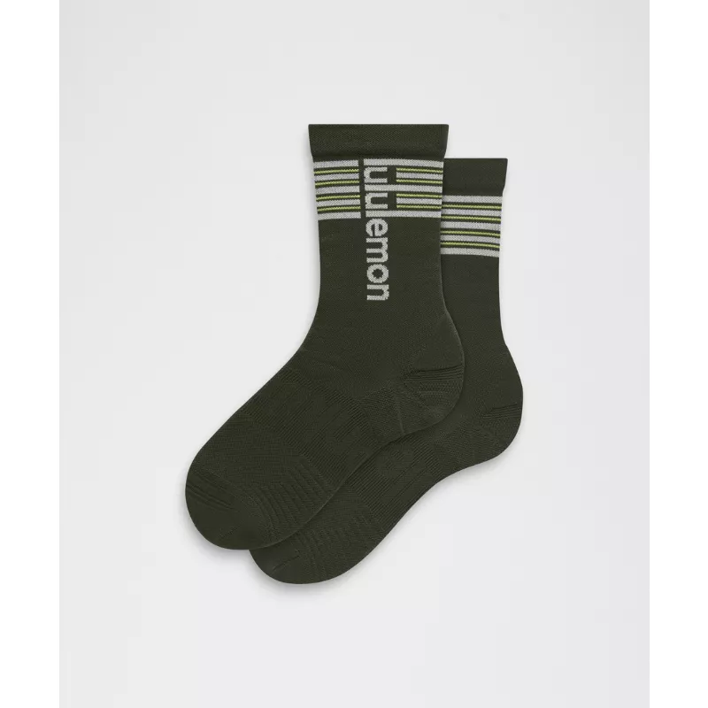Unisex Power Stride Crew Socks Stripe