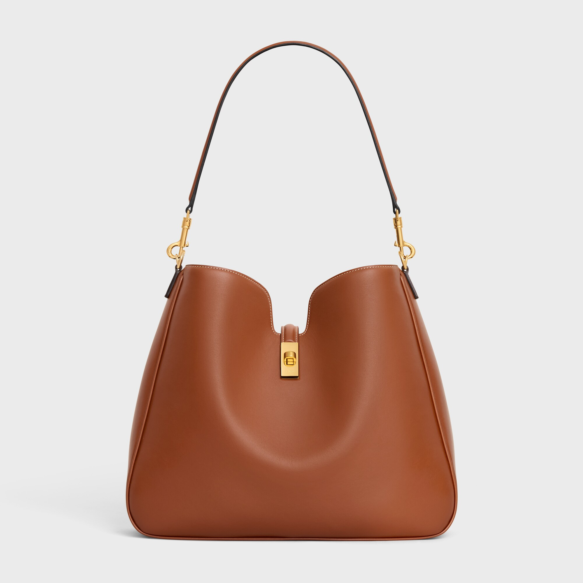 MEDIUM CAMILLE 16 SOFT BAG IN SMOOTH CALFSKIN TAN