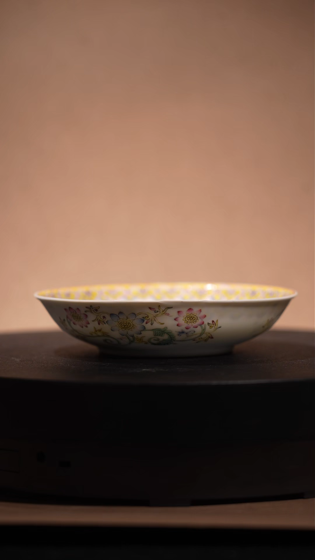 Ancient Chinese Famille Rose Plates with Shou Character Motifs (Pair)