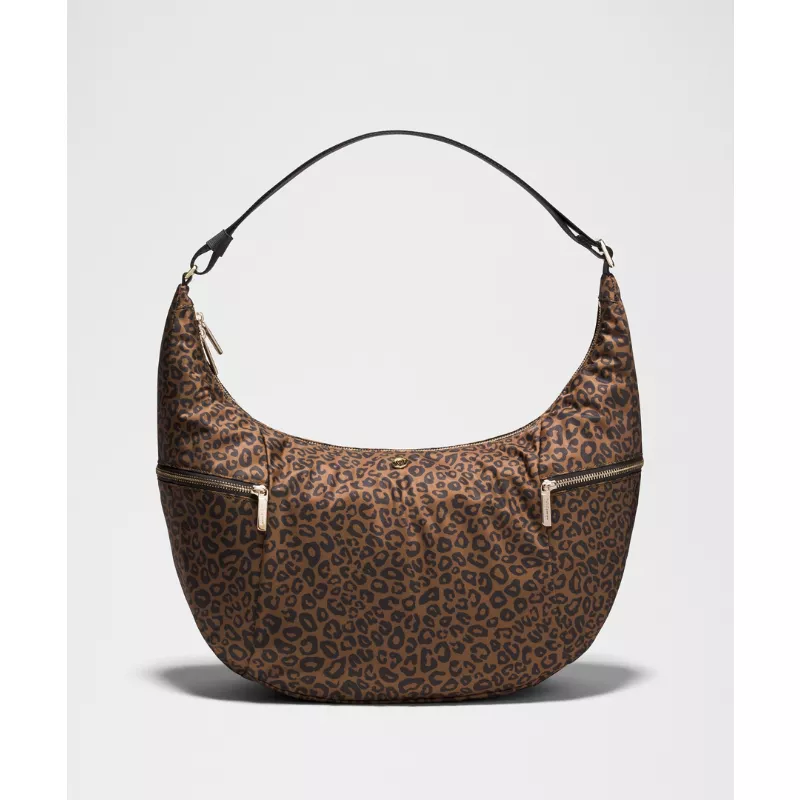 Large Slouchy Sling Bag 13L Metal Hardware
