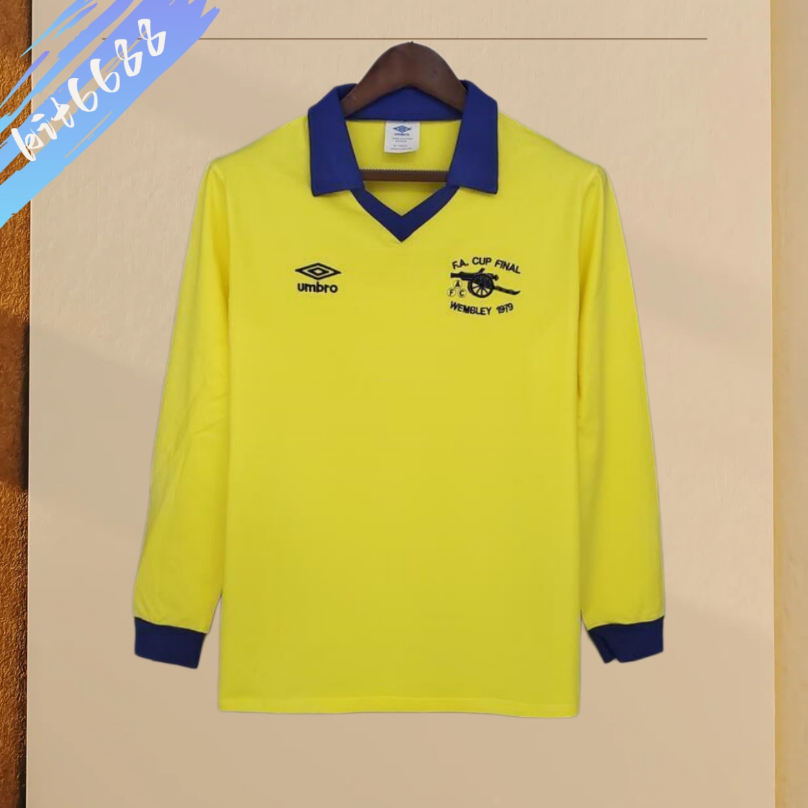 71/79 Arsenal Away Retro Long Sleeve Football Shirt