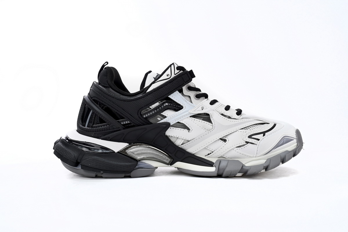 Balenciaga Track 2 Sneaker Black And White 568614 W2GN3 1090