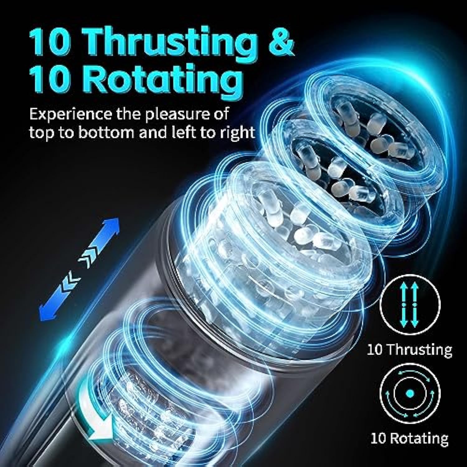 Electric masturbation sleeve for men