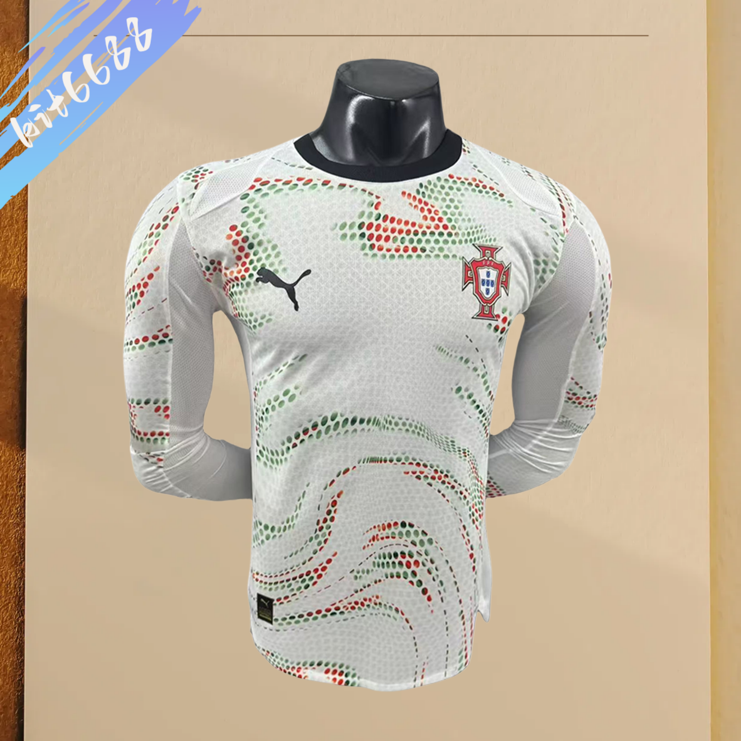 2025/2026 Portugal Away Long Sleeve Football Jersey (Player Version)