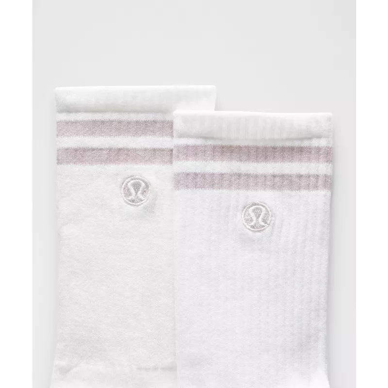 Unisex Daily Essential Crew Socks Stripe