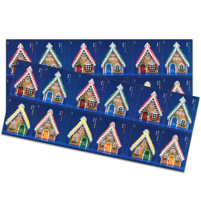 🎁[US FREE SHIPPING]100PCS-Contemporary Gingerbread Houses