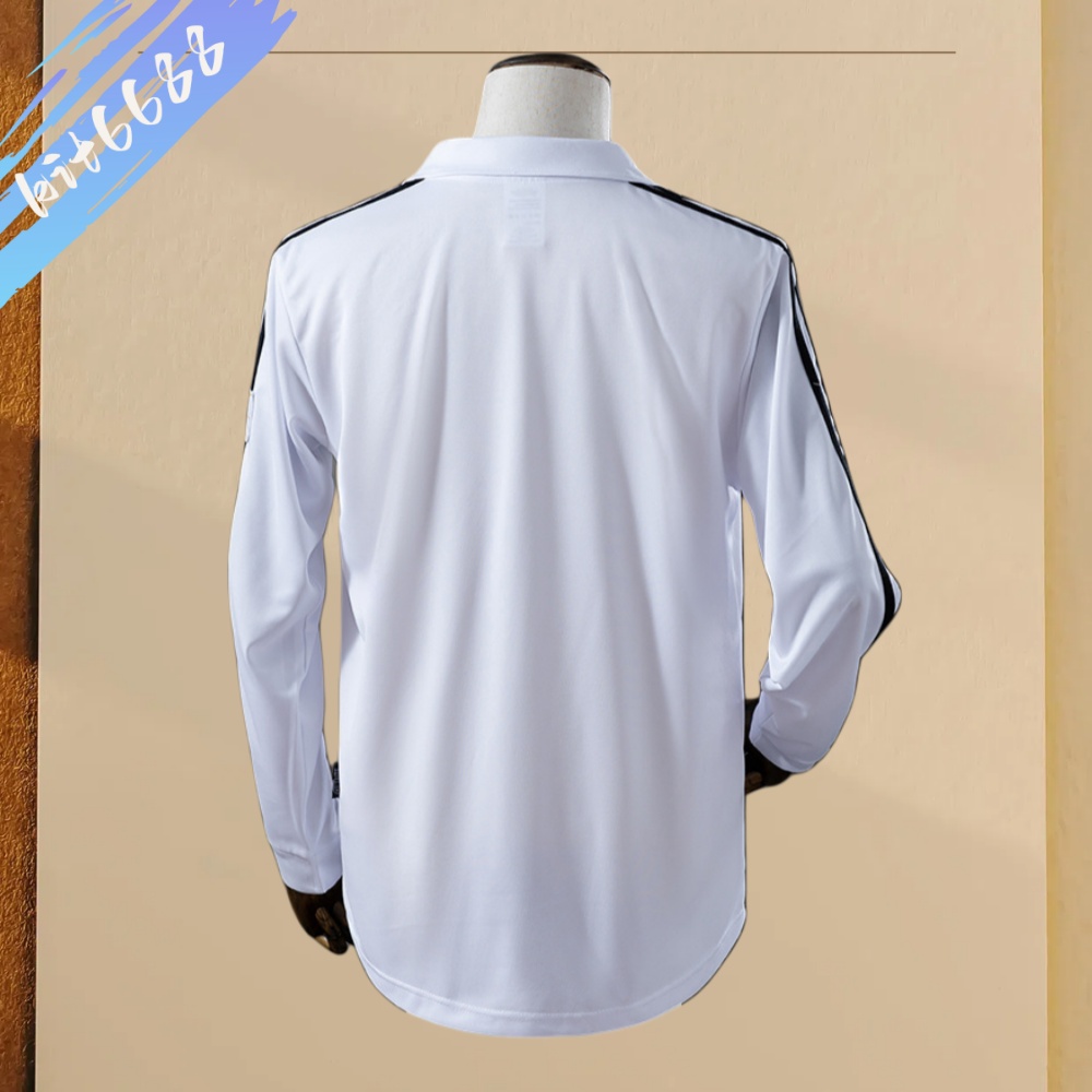 2002/2003 Real Madrid home (UEFA Champions League) Long Sleeve Retro Football Shirt
