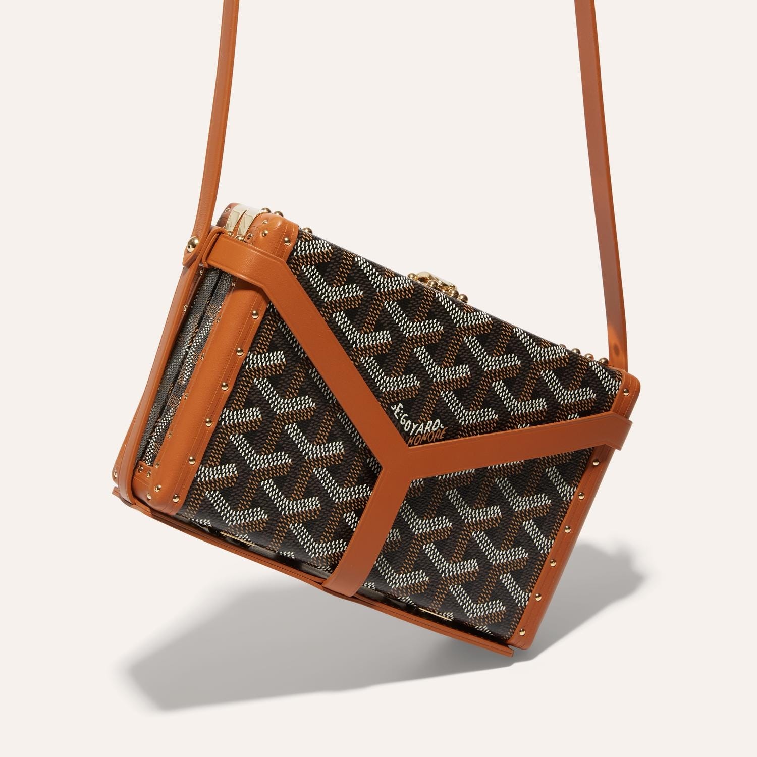 Minaudière Trunk Bag Black & Tan