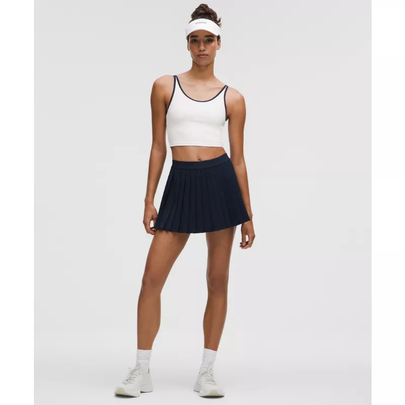 Scoop-Neck Cutout Tennis Tank Top Medium Support, B/C Cup