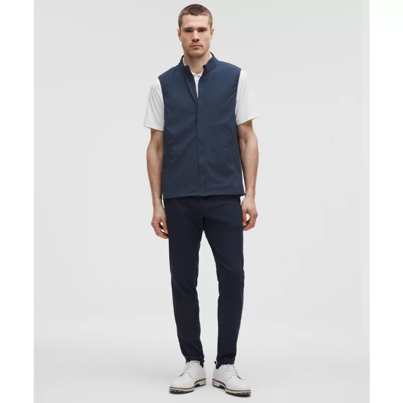 Windproof Full-Zip Golf Vest