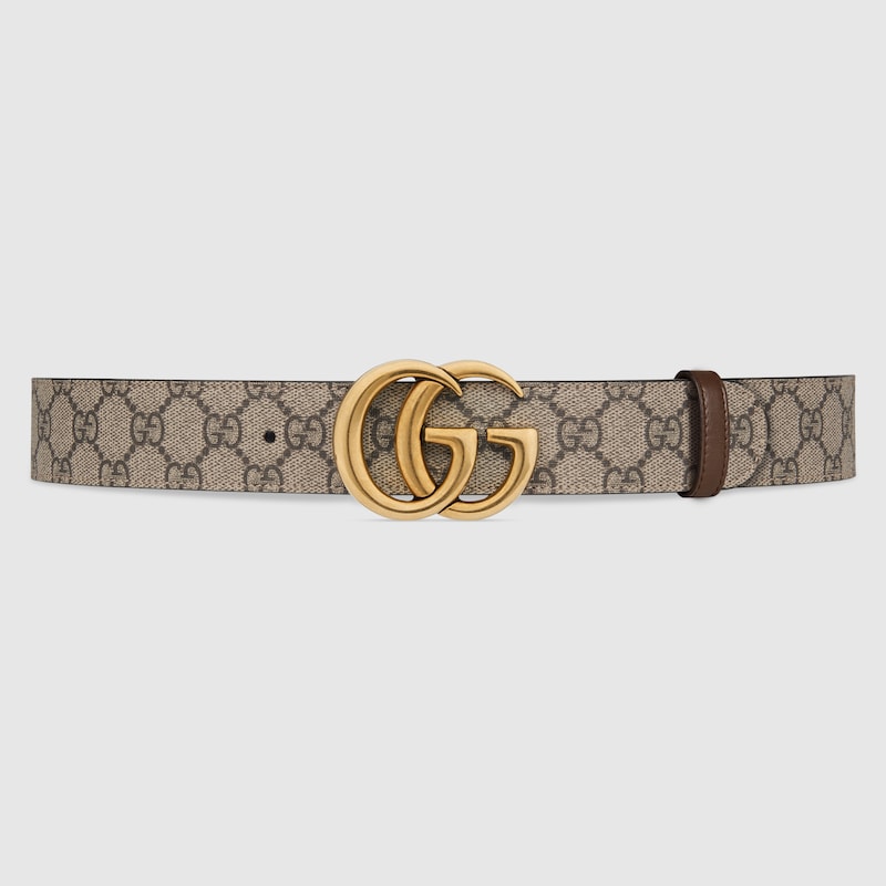 GG Marmont reversible belt brown leather