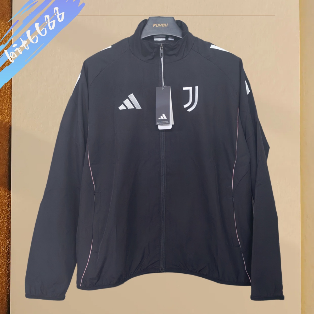 2025/2026 Juventus Embroidered Football Windbreaker