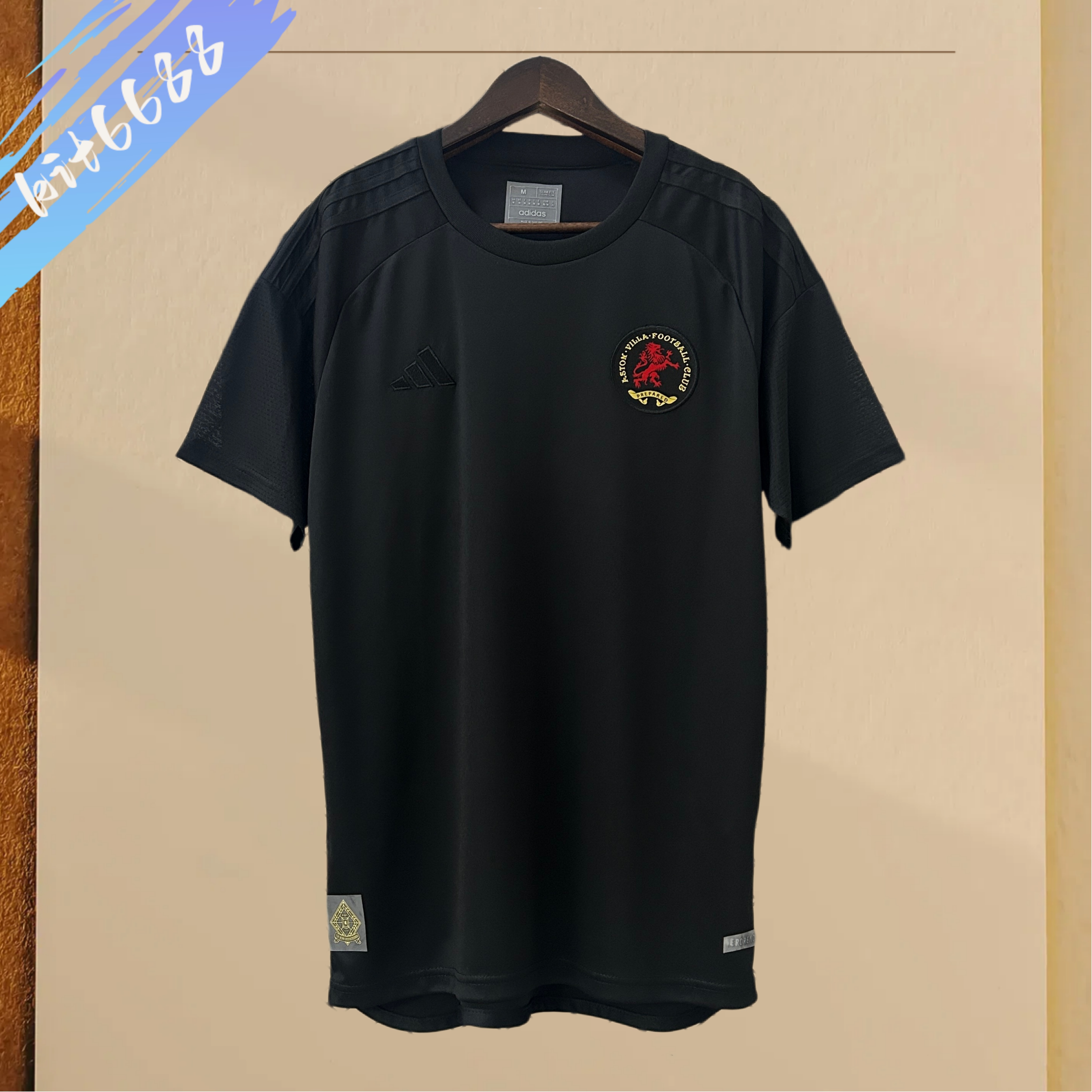 2025/2026 Aston Villa 125th Anniversary Black Football Shirt （Fans version）