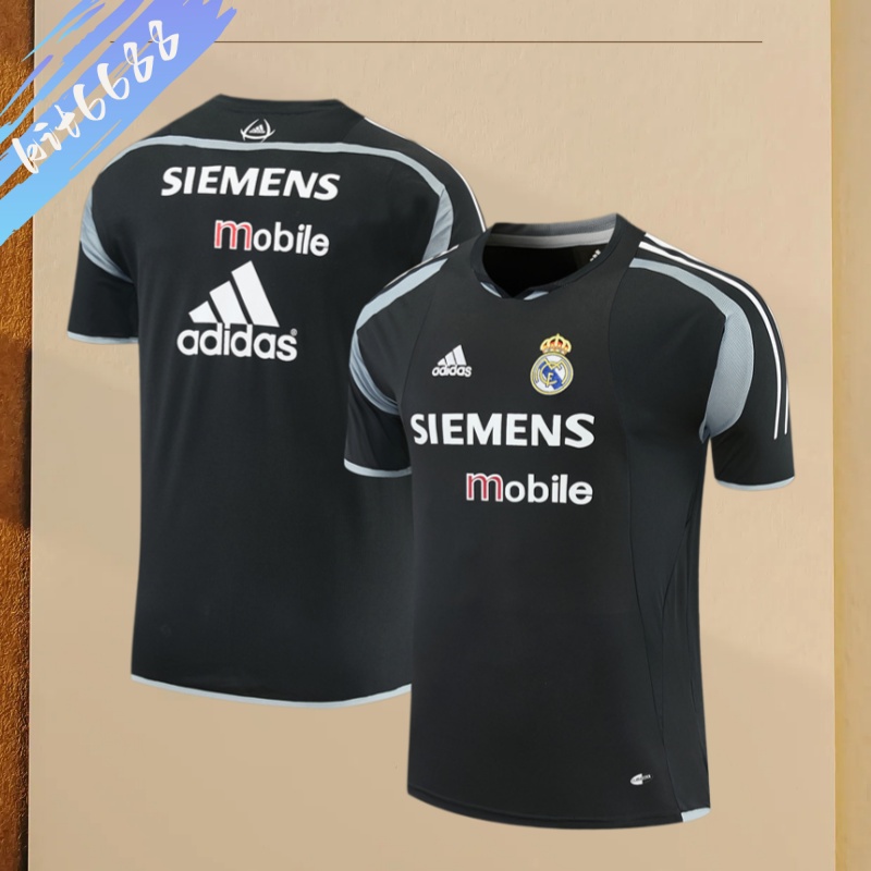 04/05 Real Madrid Retro Training Uniform short sleeves- Sleeve Football Shirt