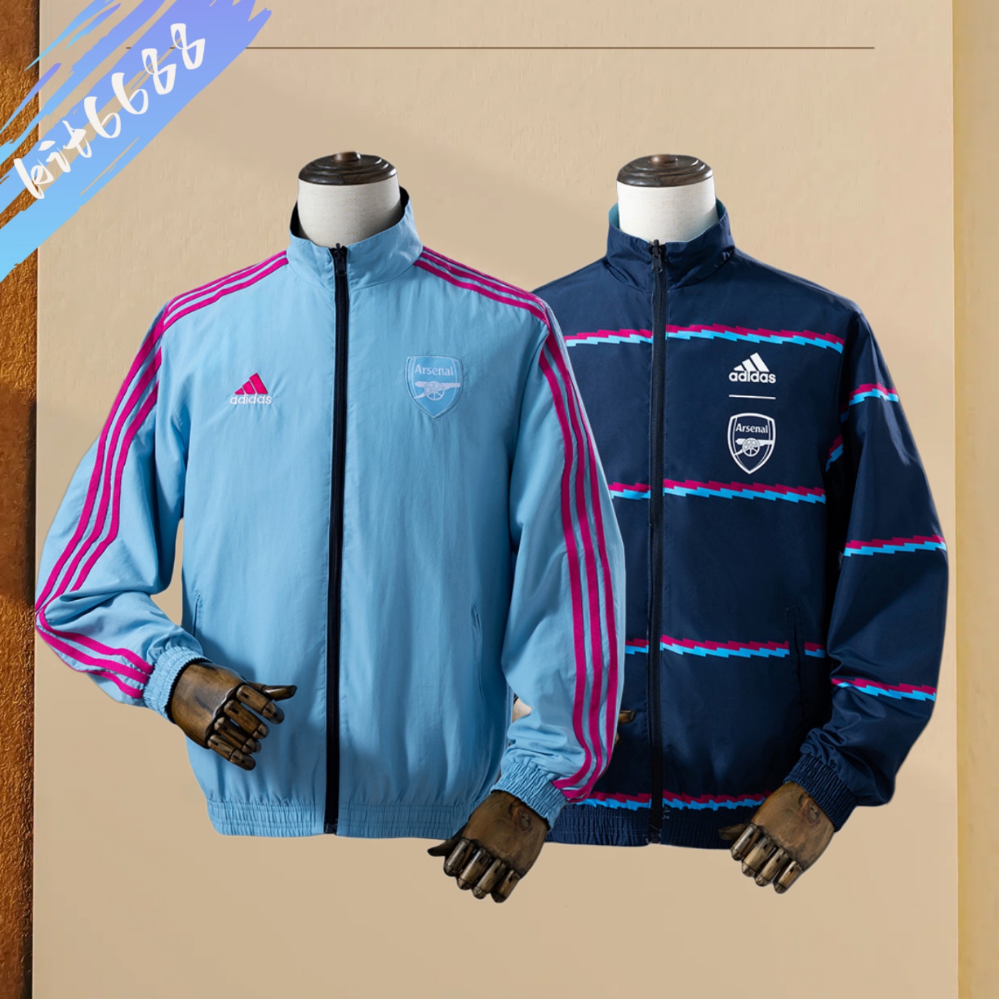 25/26 Arsenal double-sided Windbreaker Jacket