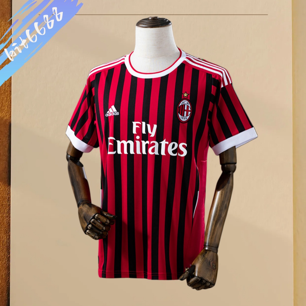 2011/2012 AC Milan Home Retro Football Shirt (Fan Edition)