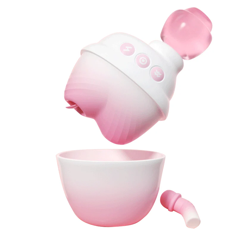 Hehe Cup 2-in-1 Suction Licking Clitoral Vibrator
