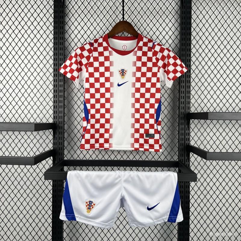 2026/2027 Croatia home Football Shirt （Adult & Kids Kit socks)