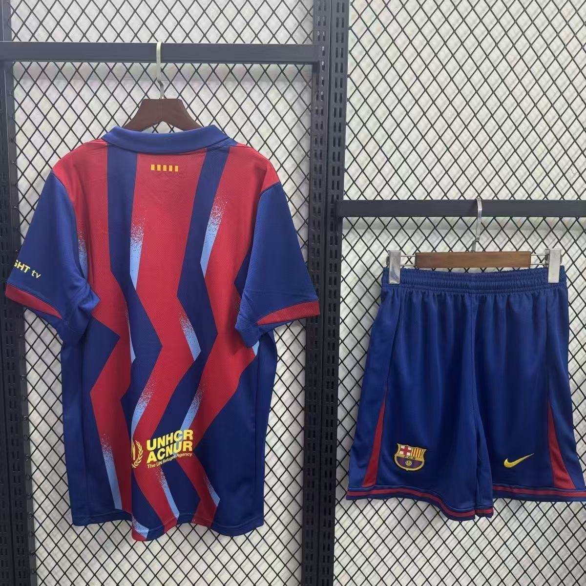 25/26 Barcelona three guest short sleeved set