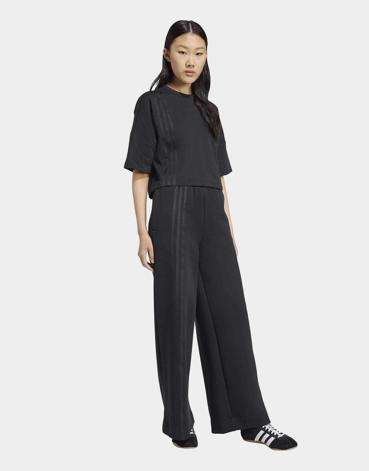 adidas Off Placed 3-Streifen Hose, weit geschnitten