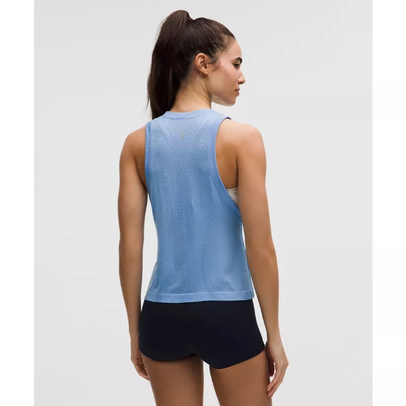 Swiftly Open-Hole V-Neck Tank Top