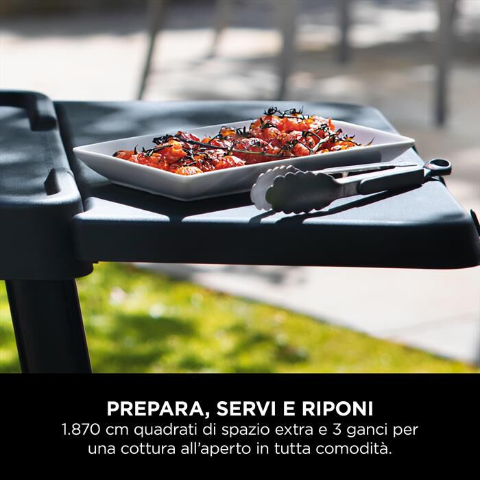 NINJA - STAND UNIVERSALE+VASSOIO WOODFIRE-Nero