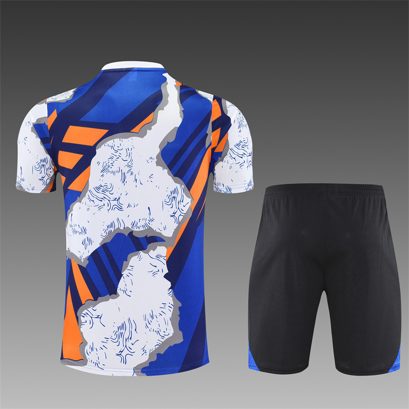 25/26 Real Madrid Huang Lan Short Sleeve Training Wear ( Adult kit Kids )