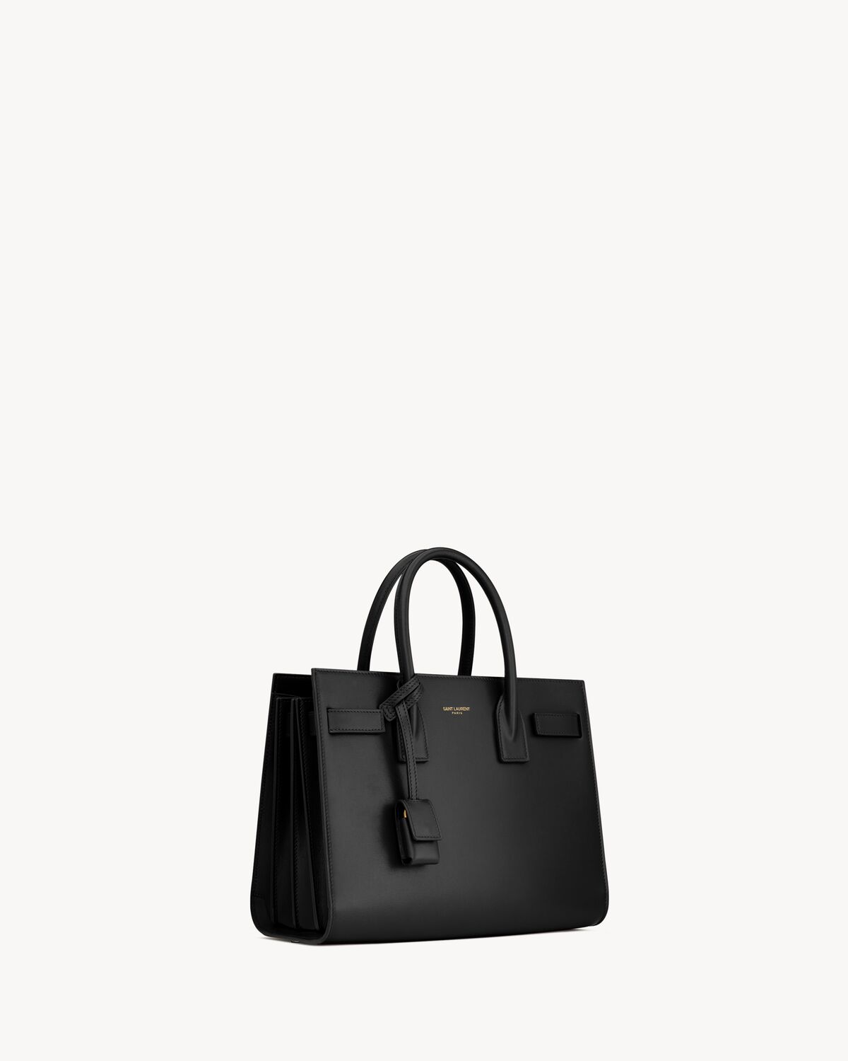 sac de jour in smooth leather - baby BLACK