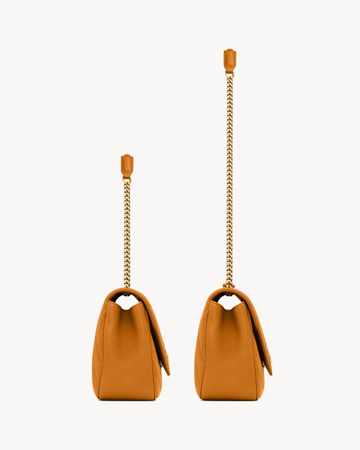 loulou medium in matelassé lambskin SUNFLOWER